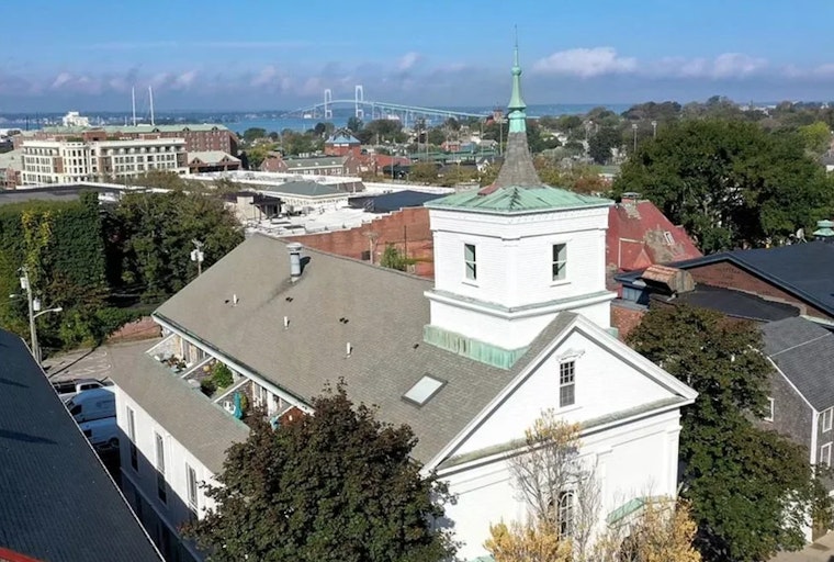 Newport's Historic Meeting House Receives $1.69M Plush Pad Makeover in a Remarkable Transformation