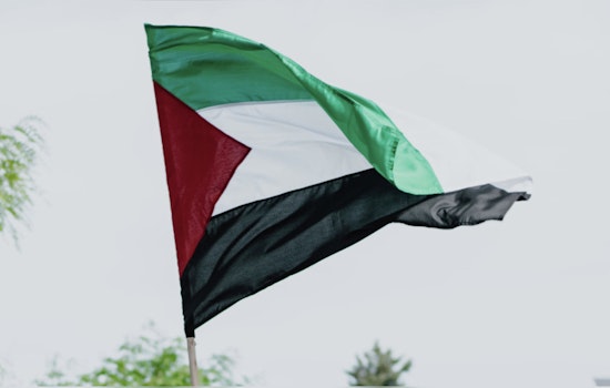 North Andover Stirs Debate with Palestinian Flag Raising Beside Israeli Flag