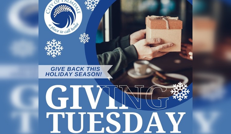 Palmdale Preps for Philathropic 'Giving Tuesday' to Catapult Local Giving Spirit
