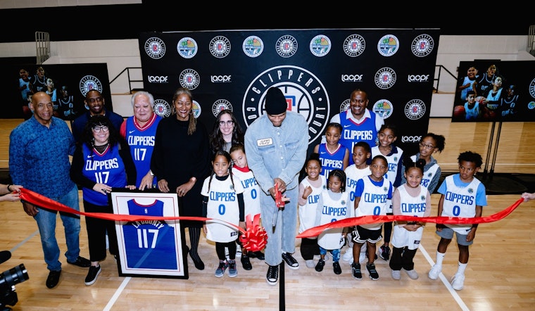 Russell Westbrook Community Court Unveiled at South LA's Jesse Owens Park by LA Clippers