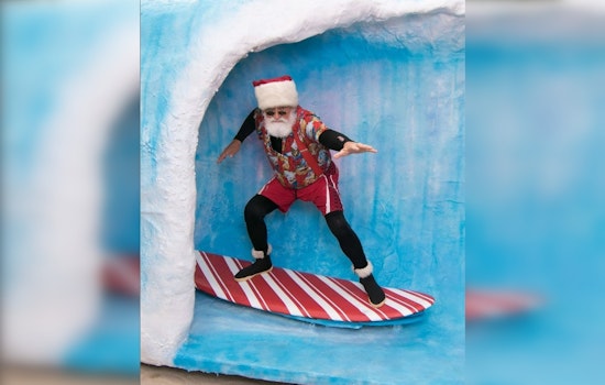 Surfin' Santa Makes Waves in San Diego for Spectacular Seaside Holiday Tradition