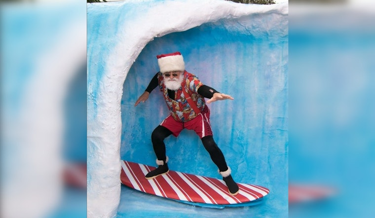Surfin' Santa Makes Waves in San Diego for Spectacular Seaside Holiday Tradition