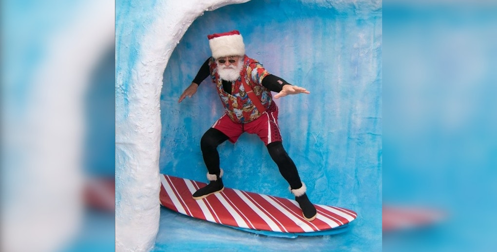 Surfin' Santa Makes Waves in San Diego for Spectacular Seaside Holiday Tradition
