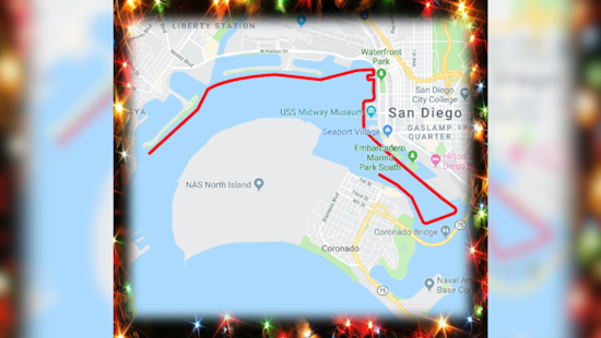 San Diego Bay Parade of Lights Sets Sail on Yuletide Seas