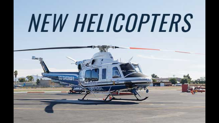 San Diego County Sheriff's Department Acquires Cutting-Edge Helicopters to Boost Public Safety