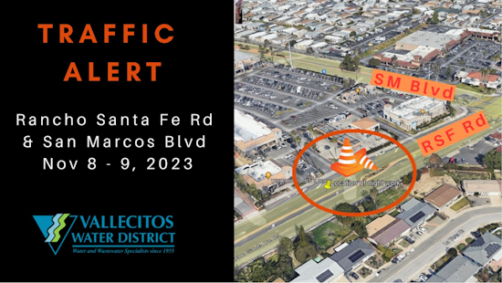 San Marcos Water Leak Repairs Set to Disrupt Traffic near Albertsons Shopping Center