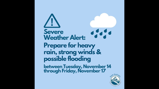 San Rafael Braces for Imminent Winter Storm, City Enhances Preparedness Measures