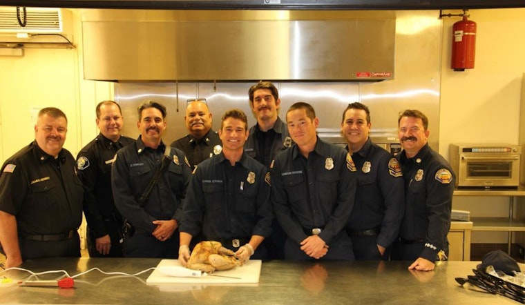 Santa Ana Unites for Annual Turkey Donation: OCFA, Police, Kroger Foods, and Delhi Center Team Up for Seniors' Thanksgiving