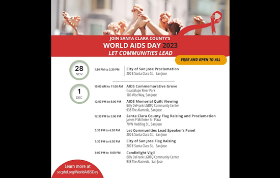 Santa Clara County Commemorates World AIDS Day with Empowering ‘Let Communities Lead’ Theme