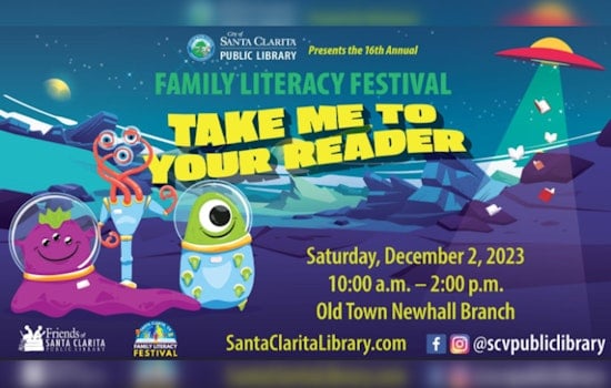 Santa Clarita Gears Up for 16th Annual Family Literacy Festival, "Take Me to Your Reader"