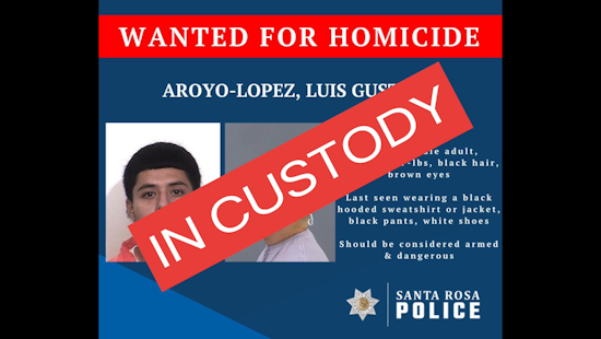 Santa Rosa Decapitation Case, Primary Suspect Aroyo-Lopez Apprehended in San Francisco