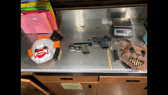 Santa Rosa Traffic Stop Uncovers Loaded Firearms and Halloween Masks