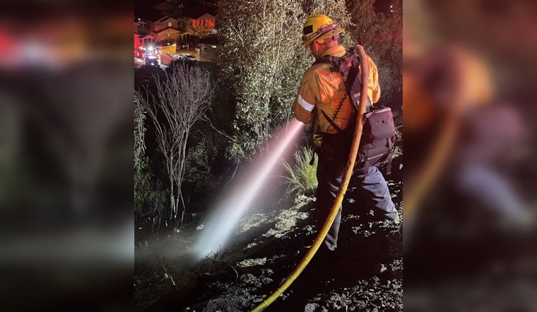 Simi Valley Brush Fire Threatens Homes, Prompt VCFD Response Prevents Disaster