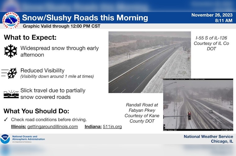 Snowstorm Slams into Windy City, Snarling Post-Thanksgiving Travel