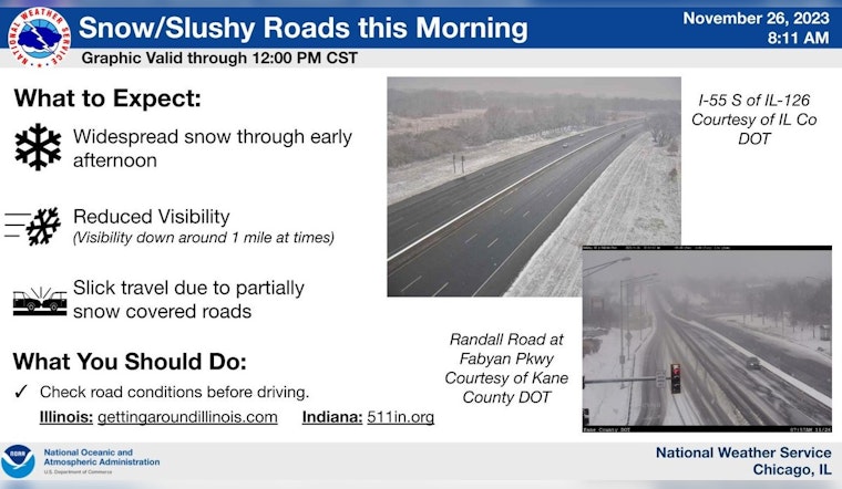 Snowstorm Slams into Windy City, Snarling Post-Thanksgiving Travel