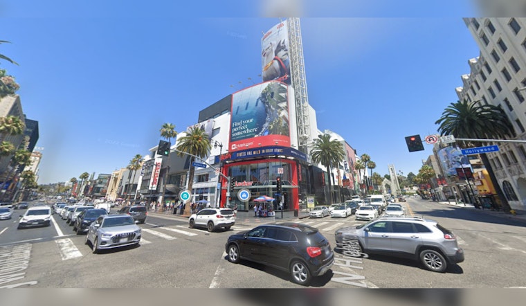 The LAFD Swiftly Tackles a Fire at the Hollywood & Highland Retail Building