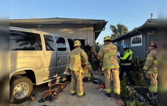 Tustin Tragedy Averted, Hero Firefighters Rescue Woman Trapped in Garage Smash-Up
