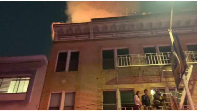VIDEO: Two-Alarm Fire Rages in San Francisco's Mission District, Multiple Rescues and Swift Response