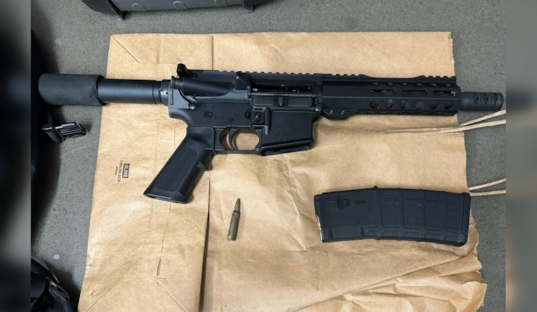 Vallejo Man Caught with Illegal "AR Pistol" During Traffic Stop in American Canyon
