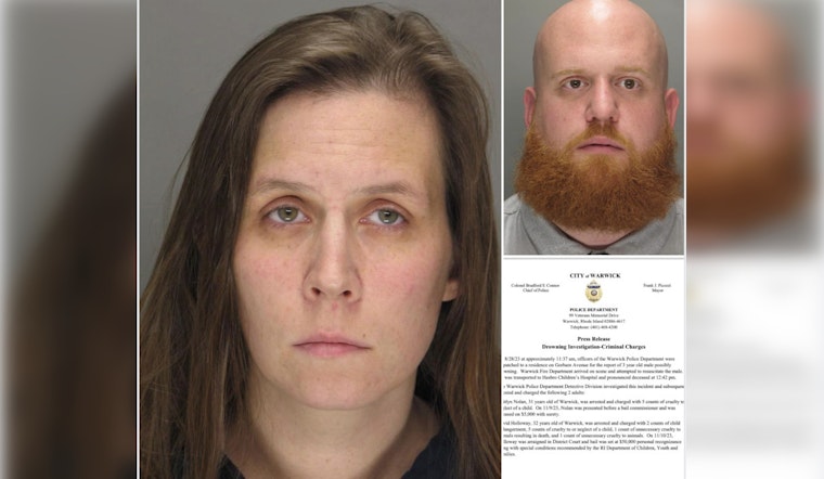 Warwick Parents Charged in Child Neglect Case Following Tragic Drowning of 3-Year-Old