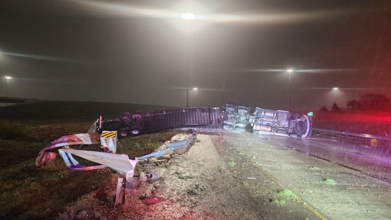 18-Wheeler Accident on I-635 Near SH-114 in Grapevine Snarls Morning Commute