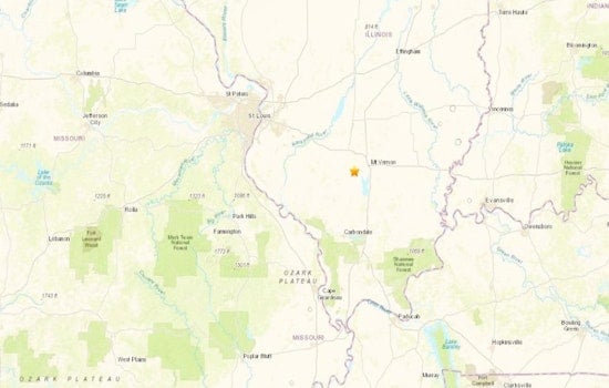 3.2 Magnitude Earthquake Shakes Southern Illinois, Felt from Mount Vernon to Carbondale