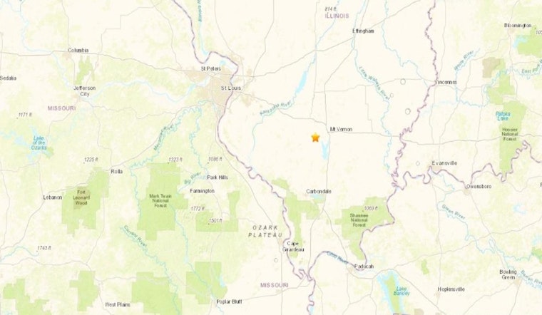3.2 Magnitude Earthquake Shakes Southern Illinois, Felt from Mount Vernon to Carbondale