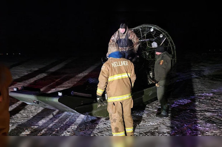 50 Anglers Rescued as Winds Rip Red Lake Apart