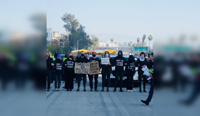 75 Protesters Arrested on 110 Freeway, Disrupting Morning Rush in Downtown Los Angeles