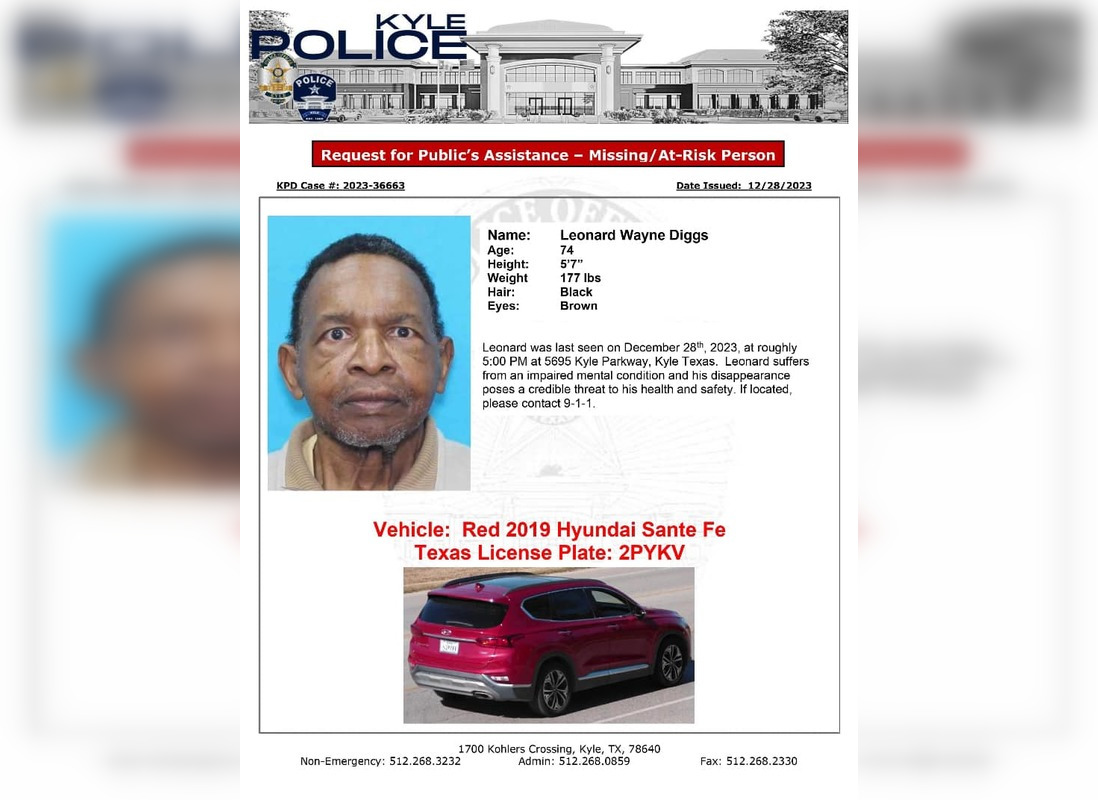 Silver Alert Issued for Missing 74-Year-Old Man with Cognitive