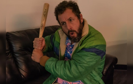 Adam Sandler Charms Fans at San Antonio's Pearl Complex Ahead of Comedy Show