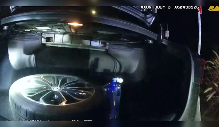 Alert Resident Tips Off Police Leading to Arrest of Trio Suspected of Car Part Theft at Night