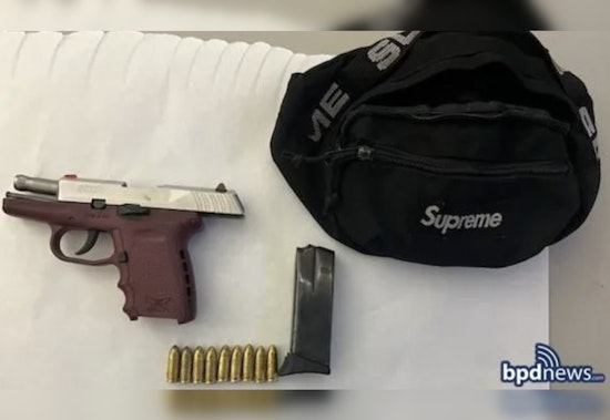 Andover Resident Charged With Firearm Possession After Traffic Stop in Boston's Roxbury Neighborhood