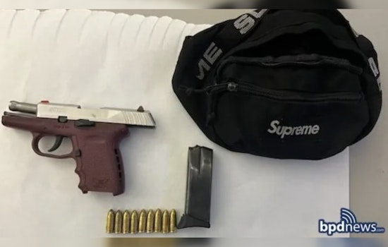 Andover Resident Charged With Firearm Possession After Traffic Stop in Boston's Roxbury Neighborhood