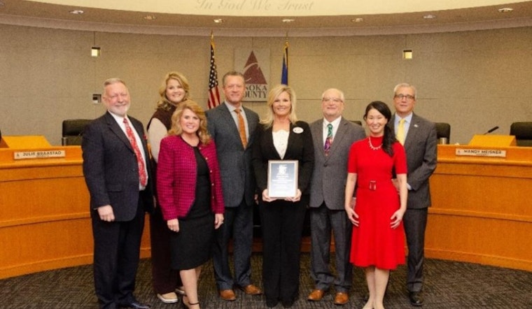 Anoka County #39 s Pam LeBlanc Wins Outstanding Service Award for 42 Years Anoka County #39 s Pam LeBlanc Wins Outstanding Service Award for 42 Years
