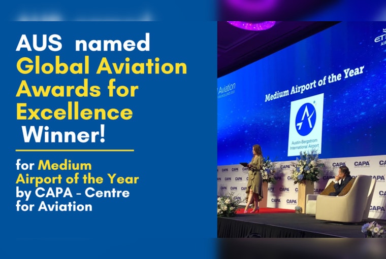 Austin-Bergstrom International Airport Crowned Medium-Sized Airport of the Year Amidst Expansion and Recovery