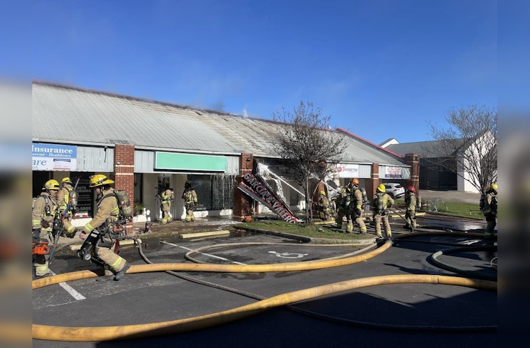 Austin Fire Department Battles Blaze at North Austin Strip Center, Urges Public to Avoid Area