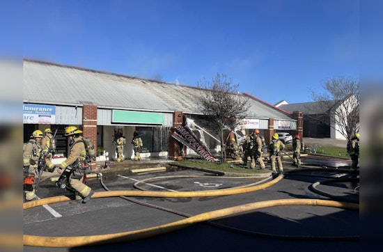 Austin Fire Department Battles Blaze at North Austin Strip Center, Urges Public to Avoid Area