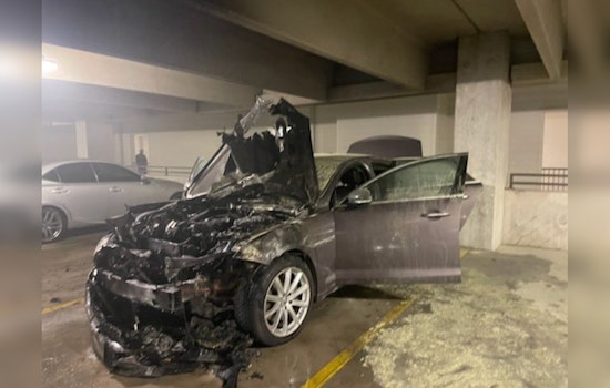 Austin Firefighters Extinguish Car Fire in North Austin Parking Garage