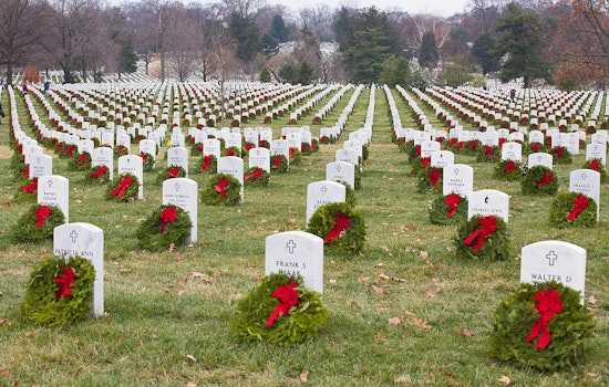 Austin Unites in Remembrance, 3,300 Wreaths Adorn Texas State Cemetery on National Wreaths Across America Day