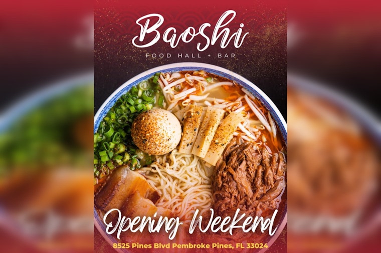 Baoshi Food Hall + Bar Debuts in Pembroke Pines, Flaunting Diverse Asian Culinary Scene
