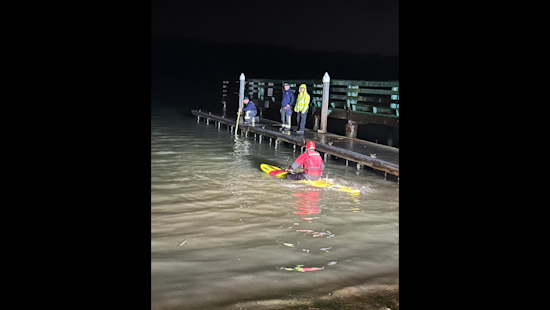 Benicia Driver Escapes as Vehicle Plunges into Water; Overnight Search by Firefighters and Coast Guard Continues