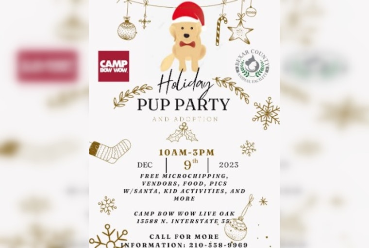 Bexar County Hosts Festive Adoption Event to Find Forever Homes for Pets this Holiday Season