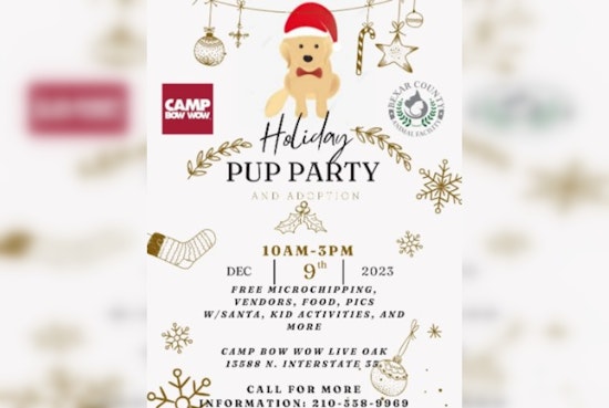 Bexar County Hosts Festive Adoption Event to Find Forever Homes for Pets this Holiday Season