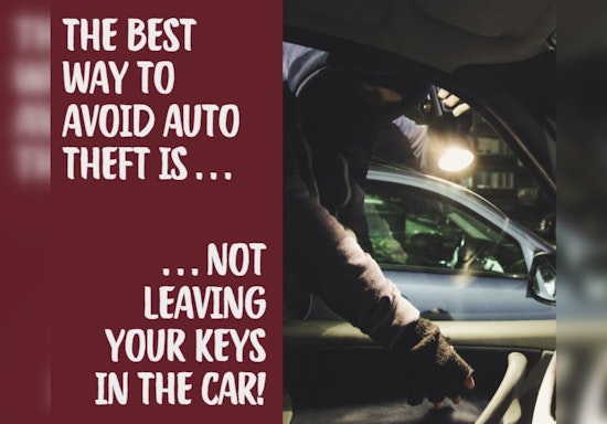 Bloomington Police Warn of Spike in Auto Thefts, Urge Public to Lock Up and Secure Vehicles