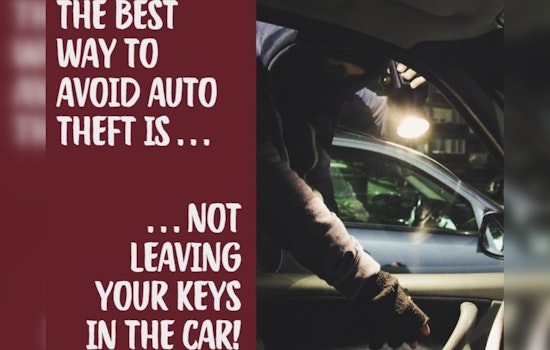 Bloomington Police Warn of Spike in Auto Thefts, Urge Public to Lock Up and Secure Vehicles