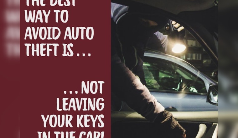 Bloomington Police Warn of Spike in Auto Thefts, Urge Public to Lock Up and Secure Vehicles