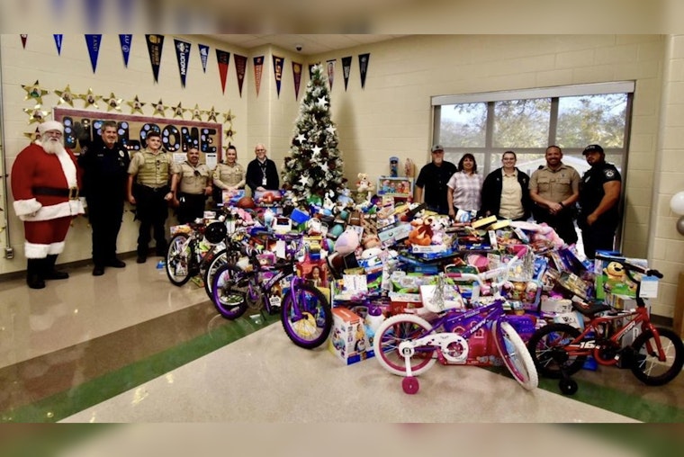 Boerne School District Spreads Joy, Breaks Record with Over 1,400 Toy Donations for Blue Santa Drive