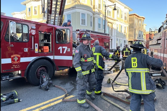 Boston Firefighters Tame Intense Blaze at Dorchester Apartment Building Under Construction