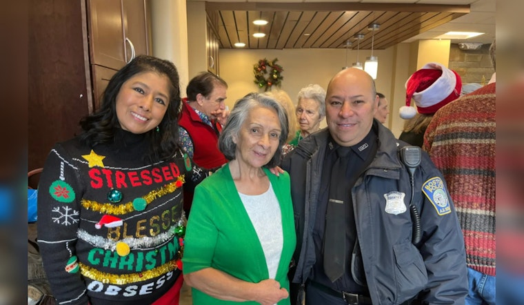 Boston Police Spread Holiday Cheer at Don Orione Home for Seniors in East Boston